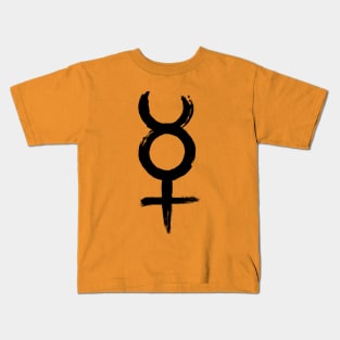 Sign of Mercury (Large) Kids T-Shirt